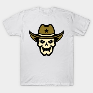 Cowboy Skull Face Logo T-Shirt